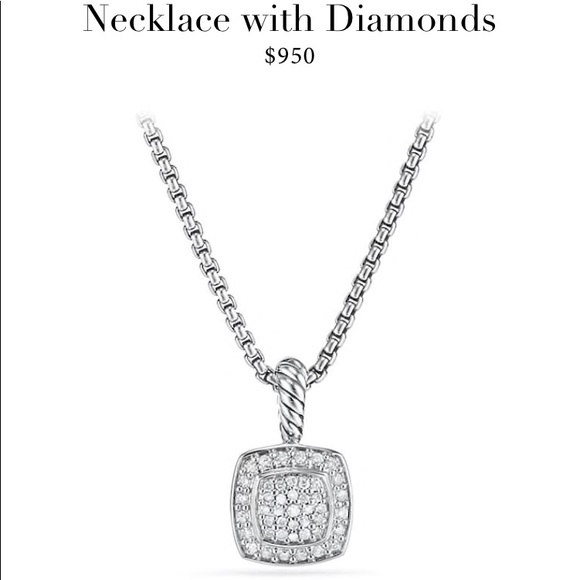 David Yurman Jewelry - David Yurman diamond necklace